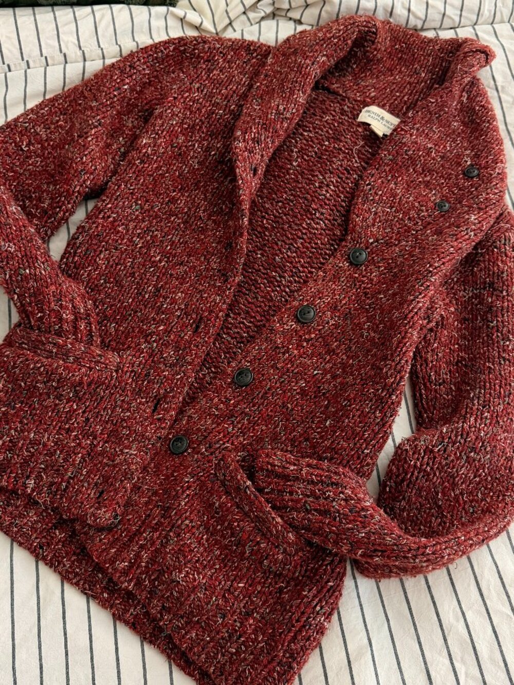 Ralph Lauren soft wool & mulberry silk cardigan